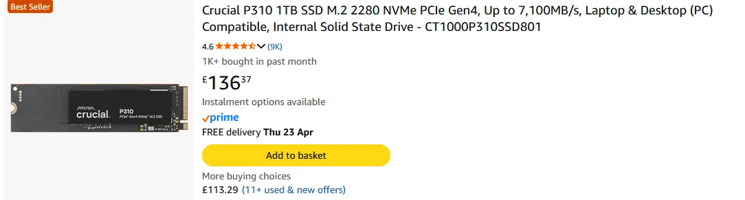 A horrendous reality! Storage price is still going up and I hate it here!